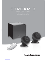 Cabasse STREAM-3 - Owners Manual